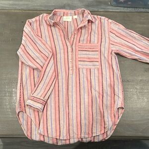 Long sleeve button down women’s top. Maeve by Anthropologie size small